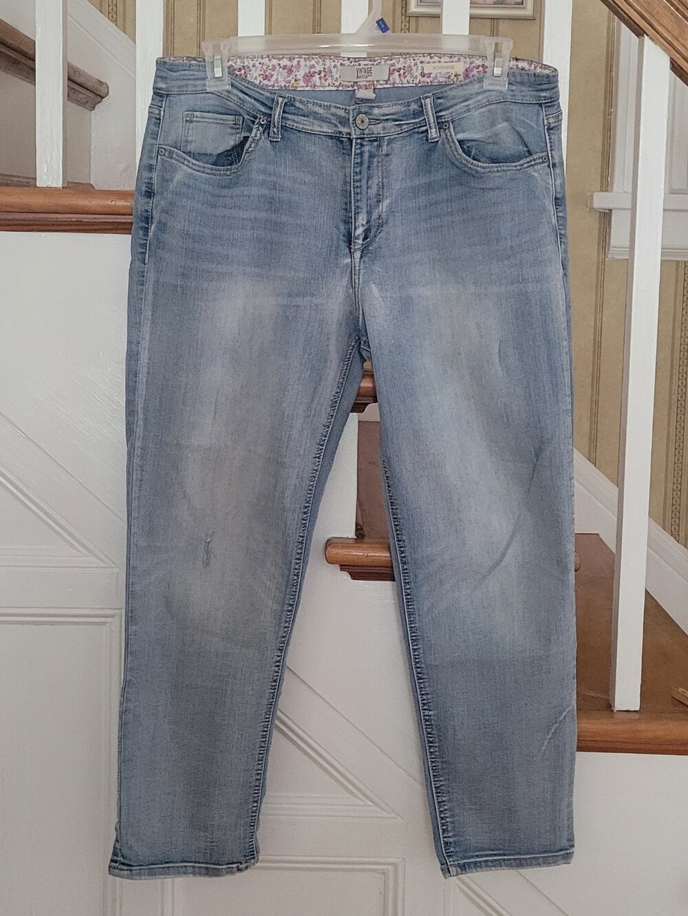 VINTAGE AMERICA BLues Boyfriend Denim Blue Jeans Size 12/31